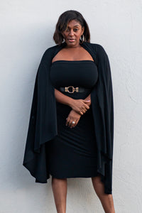 AFYX® Dress in BLACK (2 Piece Set, Wear it Endless Ways!)