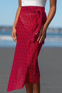 Quick Dry Cover Up (Coral Logo Print, Wear it 5 Ways!)