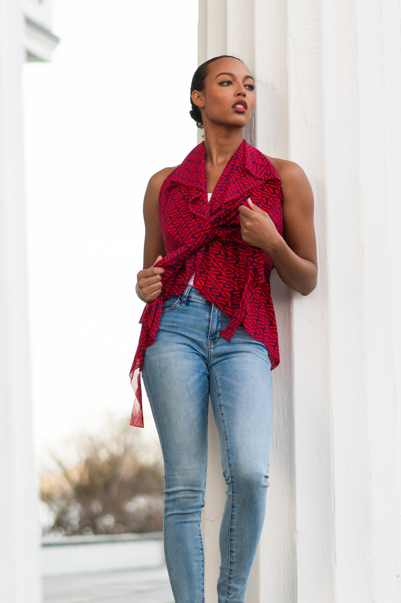 Quick Dry Cover Up (Coral Logo Print, Wear it 5 Ways!)
