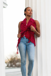 Quick Dry Cover Up (Coral Logo Print, Wear it 5 Ways!)