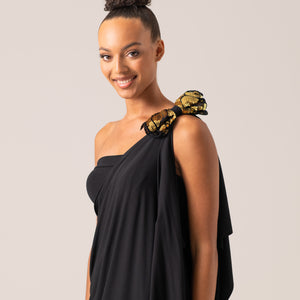 A Touch of Sparkle - Black & Gold Dress Accessory | AFYX AFYX A Touch of Sparkle - Black & Gold Dress Accessory | AFYX AFYX